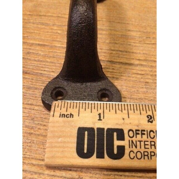Two (2) Small Cast Iron Handle Barn Door Pulls Two (2) 0184-0053 - Picture 11 of 12